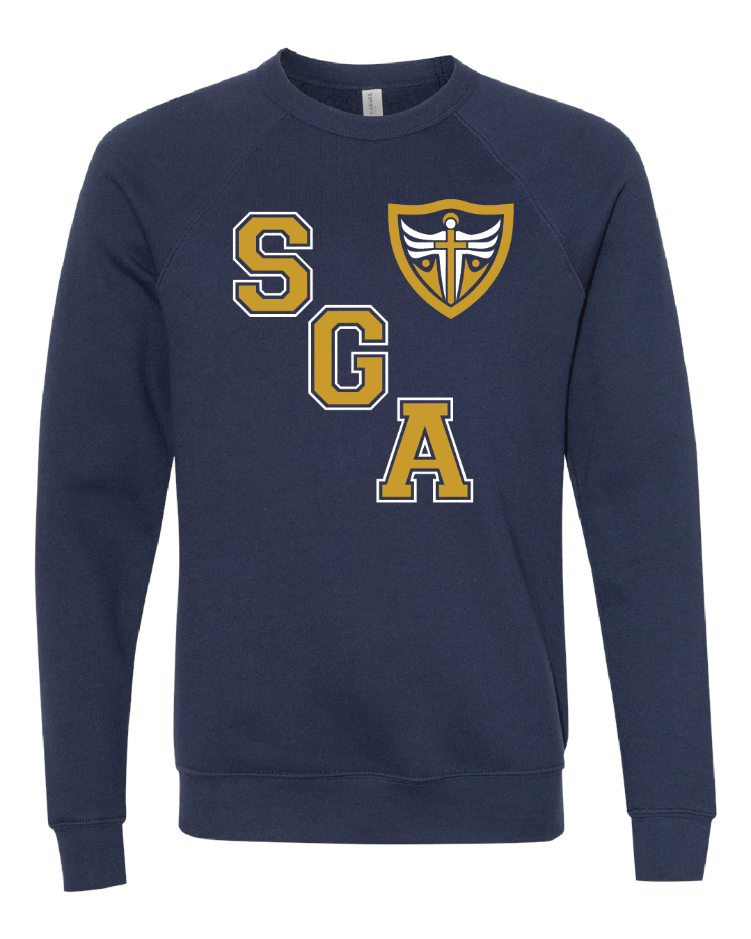 BELLA+CANVAS Sponge Fleece Raglan Sweatshirt - ADULT